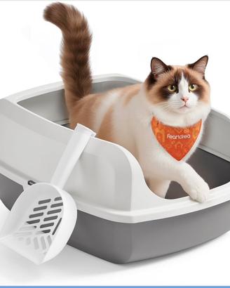 Lettiera XXL per gatti – Bordi alti, nuova