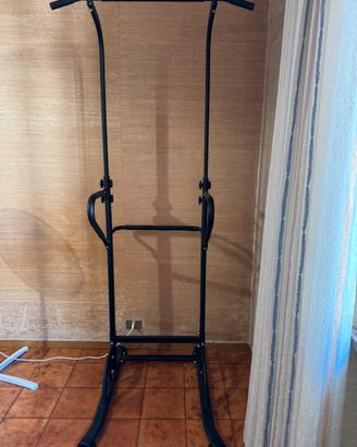 Stazione multifunzione home gym + bilanciere/pesi