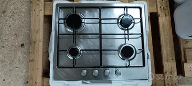 Piano cottura a gas Candy 4 fuochi - acciaio inox