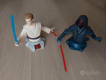 Obi-Wan Kenobi e Darth Maul uova di Kinder
