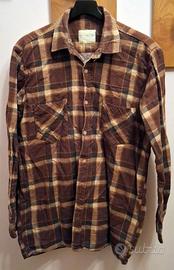 Camicia uomo vintage a quadri Mellow taglia L/M
