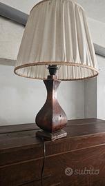 lampada in legno