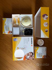 Tiralatte elettrico Medela Swing + accessori vari