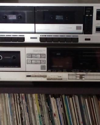 KENWOOD KX-55W stereo cassette deck doppia piastra