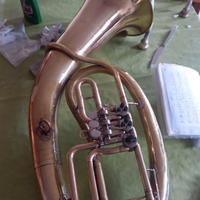 Flicorno tenore baritono ovale tipo tirolese a 3 c