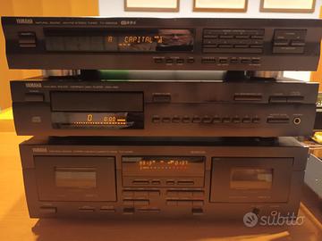 Yamaha Stereo Ampli AX492, Double Cassette KX-W392