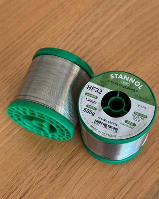 Stagno in filo per elettronica Stannol HF32