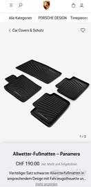 Tappetini  4 stagioni Panamera originali