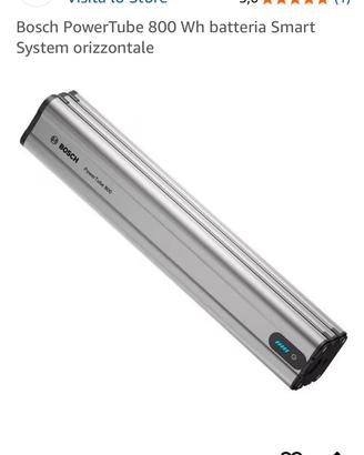 Bosch PowerTube 800 Wh batteria Smart