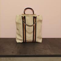 Zaino borsa e sotto spalla ,in pelle made in Italy