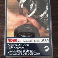 adattatore per obiettivo M42 yashica/contax