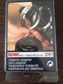 adattatore per obiettivo M42 yashica/contax