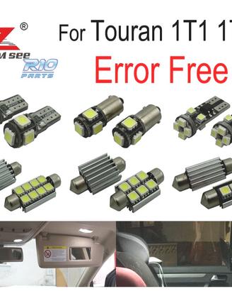 KIT 18 LAMPADE LED INTERNE PER VOLKSWAGEN VW TOURA