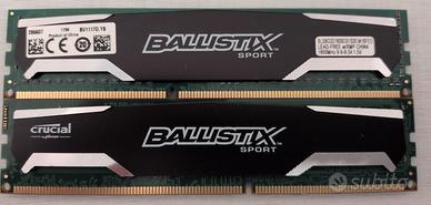 DDR3 Crucial Ballistix Sport 16GB Kit (2x8GB) 1600