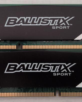 DDR3 Crucial Ballistix Sport 16GB Kit (2x8GB) 1600