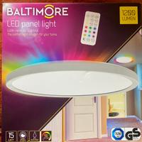 Plafoniera-Lampada-Luce-LedDimmerabile-Telecomando