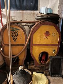 Botte in cemento per vino