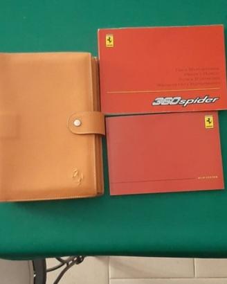 Libretti uso e manutenzioni x ferrari 430/360