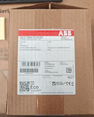 Abb Sace Tmax Xte N250 Interrutore
