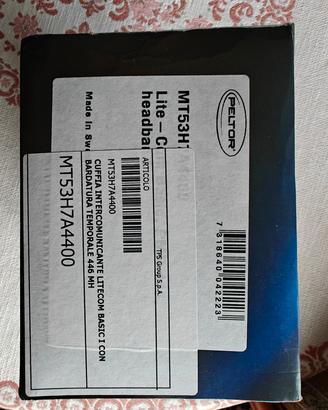 Peltor headset per comunicazione senza fili
