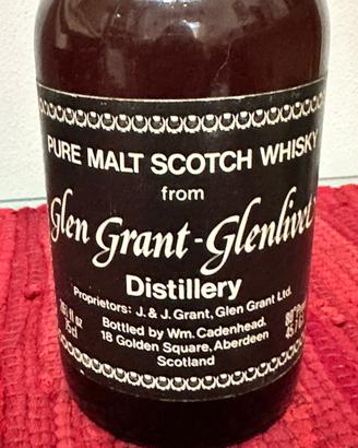Glen Grant 1957 Cadenhead's  difetto vetro