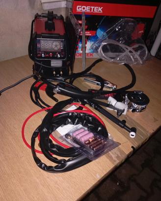 saldatrice a gas triplice funzione MMA TIG mig