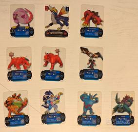 Lotto 12 carte Lamincards Invizimals - Edibas