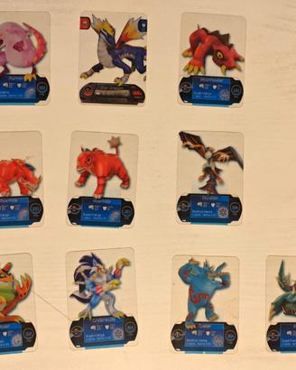 Lotto 12 carte Lamincards Invizimals - Edibas