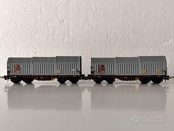 Roco 2 carri FS ad apertura telescopica