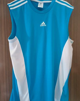 maglia senza maniche adidas