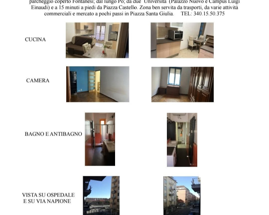 Vendita bilocale Via Napione - Torino