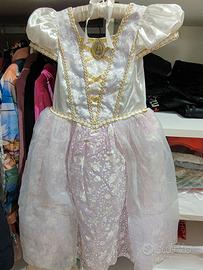 Vestito di carnevale Rapunzel sposa età 7/8 