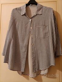 Camicia in cotone a quadretti