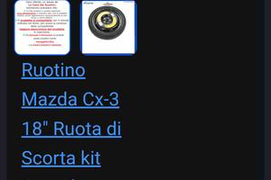 Ruotino Mazda CX-3 18""