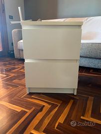 Cassettiera comodino ikea malm