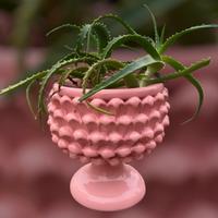 Vaso centrotavola in ceramica siciliana