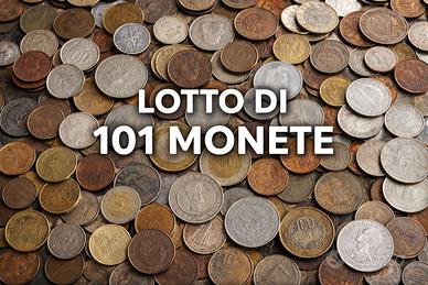LOTTO 101 MONETE, BANCONOTE ITALIANE ED ESTERE