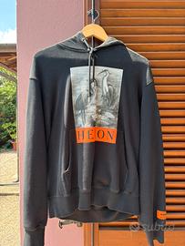 Heron Preston Hoodie Black Orange – Pari al Nuovo