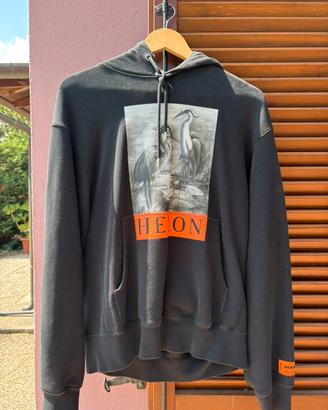 Heron Preston Hoodie Black Orange – Pari al Nuovo