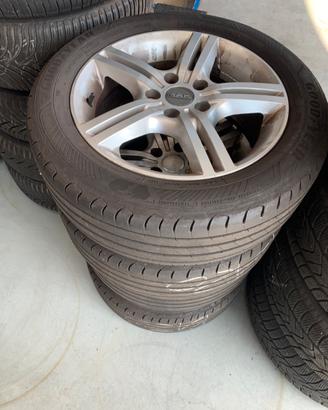 Treno di gomme e cerchi in lega dim 205/55 R16WV1R