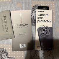 Pellicola + vetrino copri fotocamera IPhone 15 pro