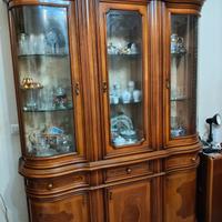 Cristalliera Noce e Radica 250x200 cm - 2 Corpi