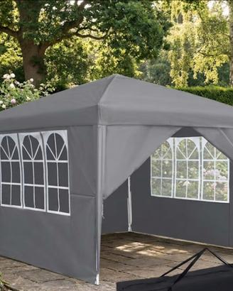 Gazebo pieghevole 3×3 mt + borsa per il trasport