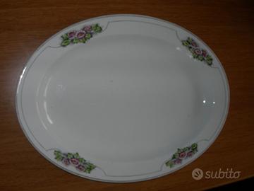 Antico Piatto ovale Ceramica Laveno Revelli S.C.I.