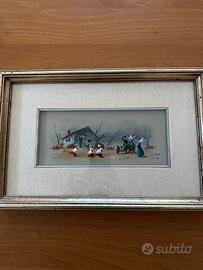 Lotto 4 opere originali Sergio Carena Ratto