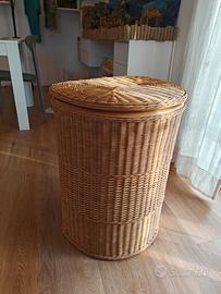 cesta biancheria vimini