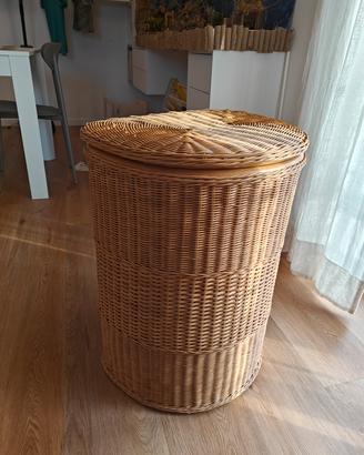 cesta biancheria vimini