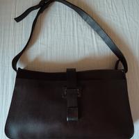 Borsa vintage a spalla di cuoio ingrassato
