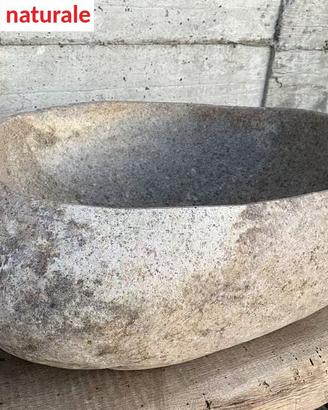 Lavabo lavandino da appoggio in pietra naturale 2