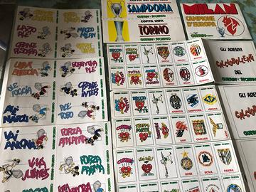 ADESIVI VINTAGE CALCIO E CIRCUITI F 1